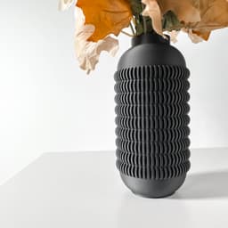 The Juny Vase, Modern and Unique Home Decor for Dried and Preserved Flower Arrangement | STL File 3d model