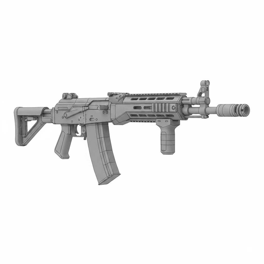 Gun IWI Galil ACE Gen II Rifle 3d model