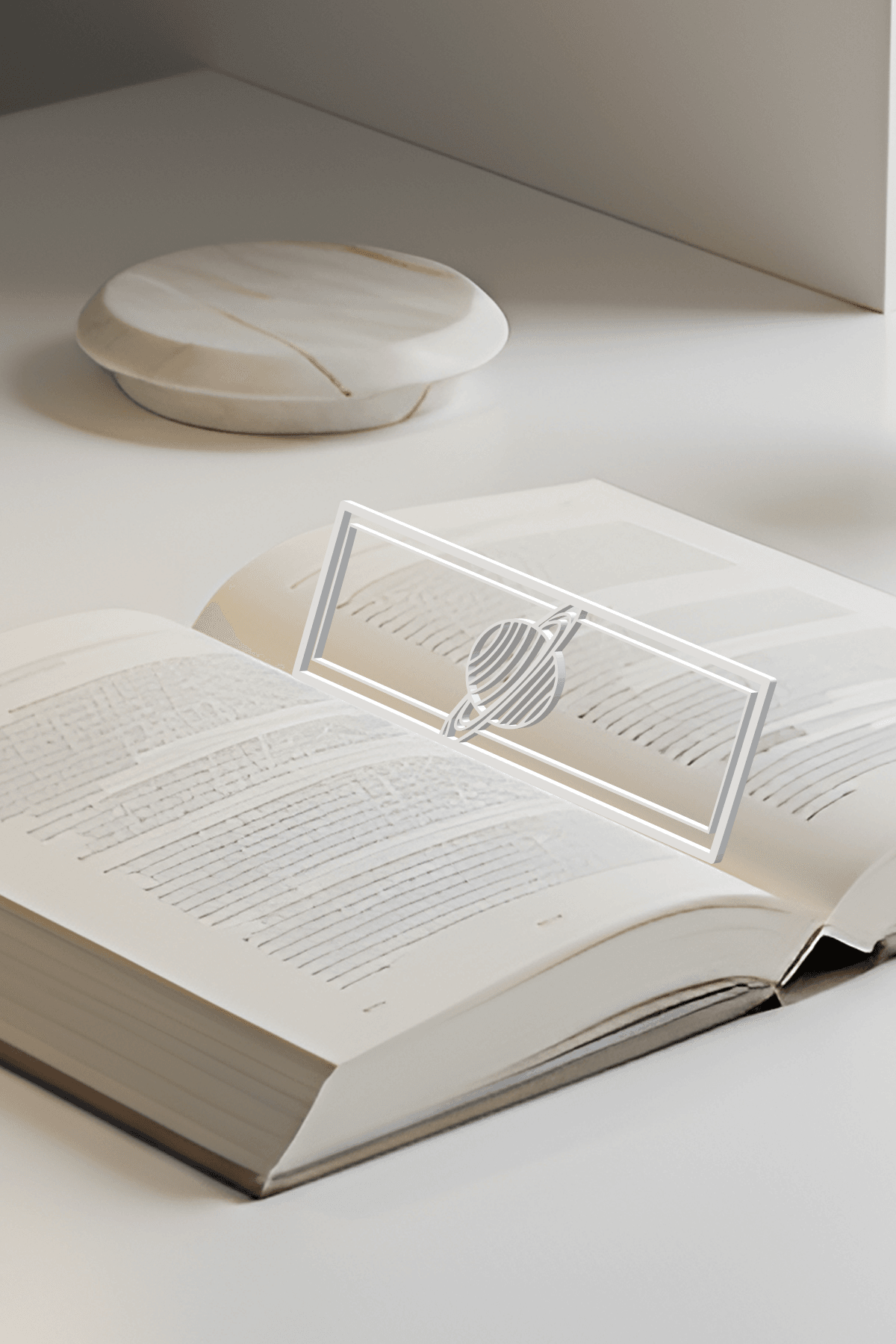 Planet Bookmark, Gift Idea 3d model