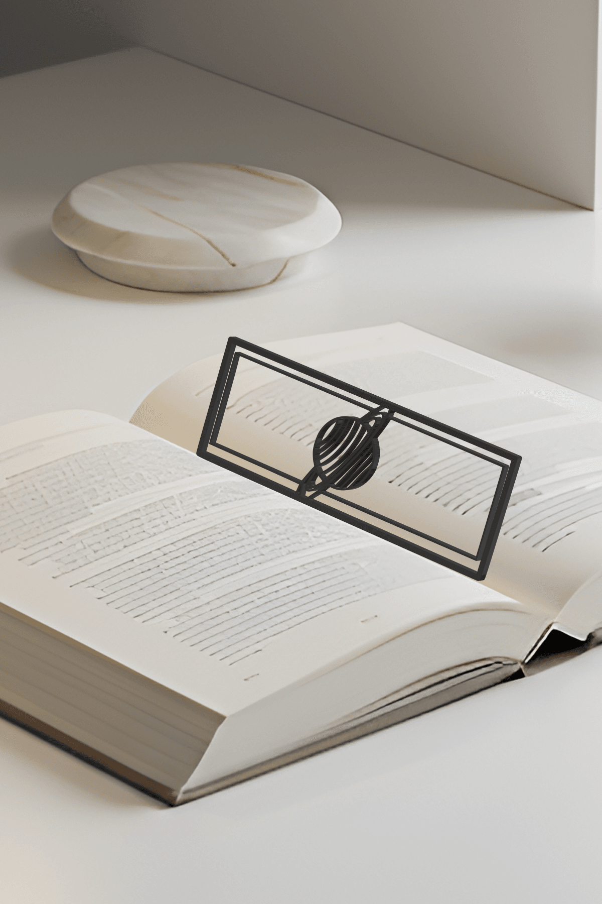 Planet Bookmark, Gift Idea 3d model