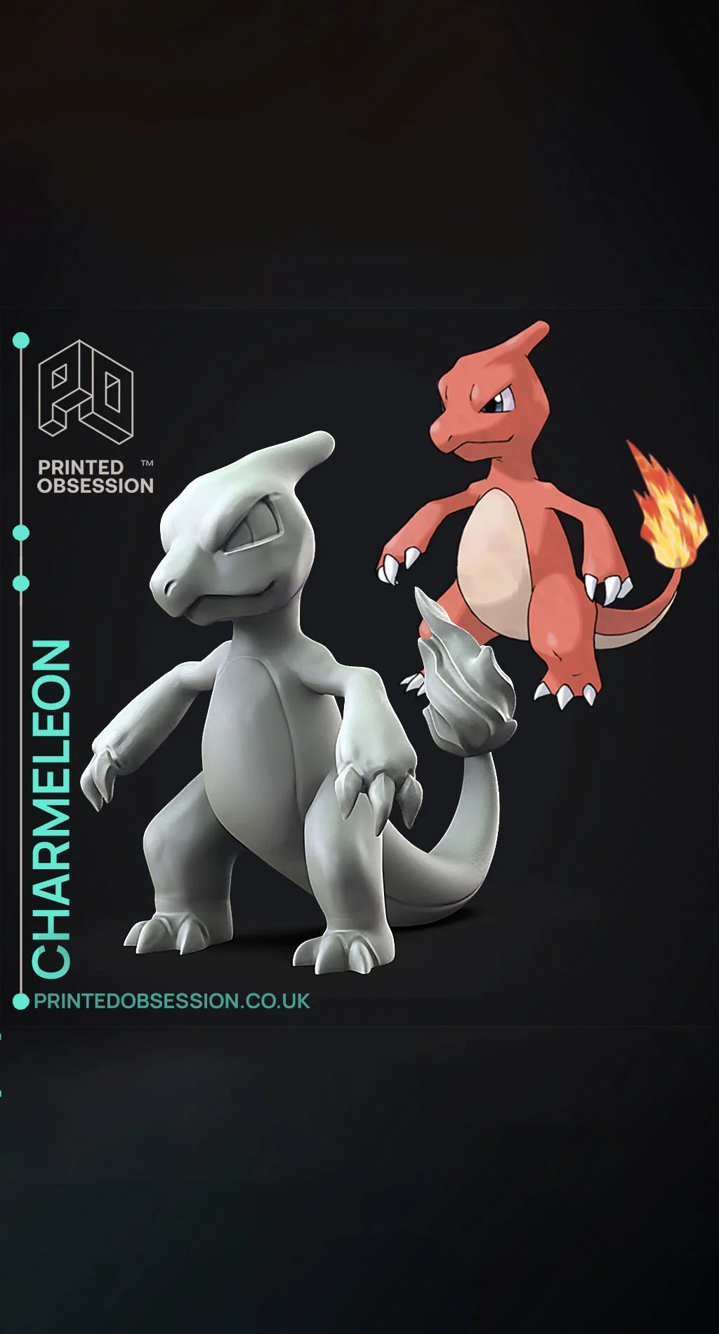 Charmeleon - Pokemon - Fan Art 3d model