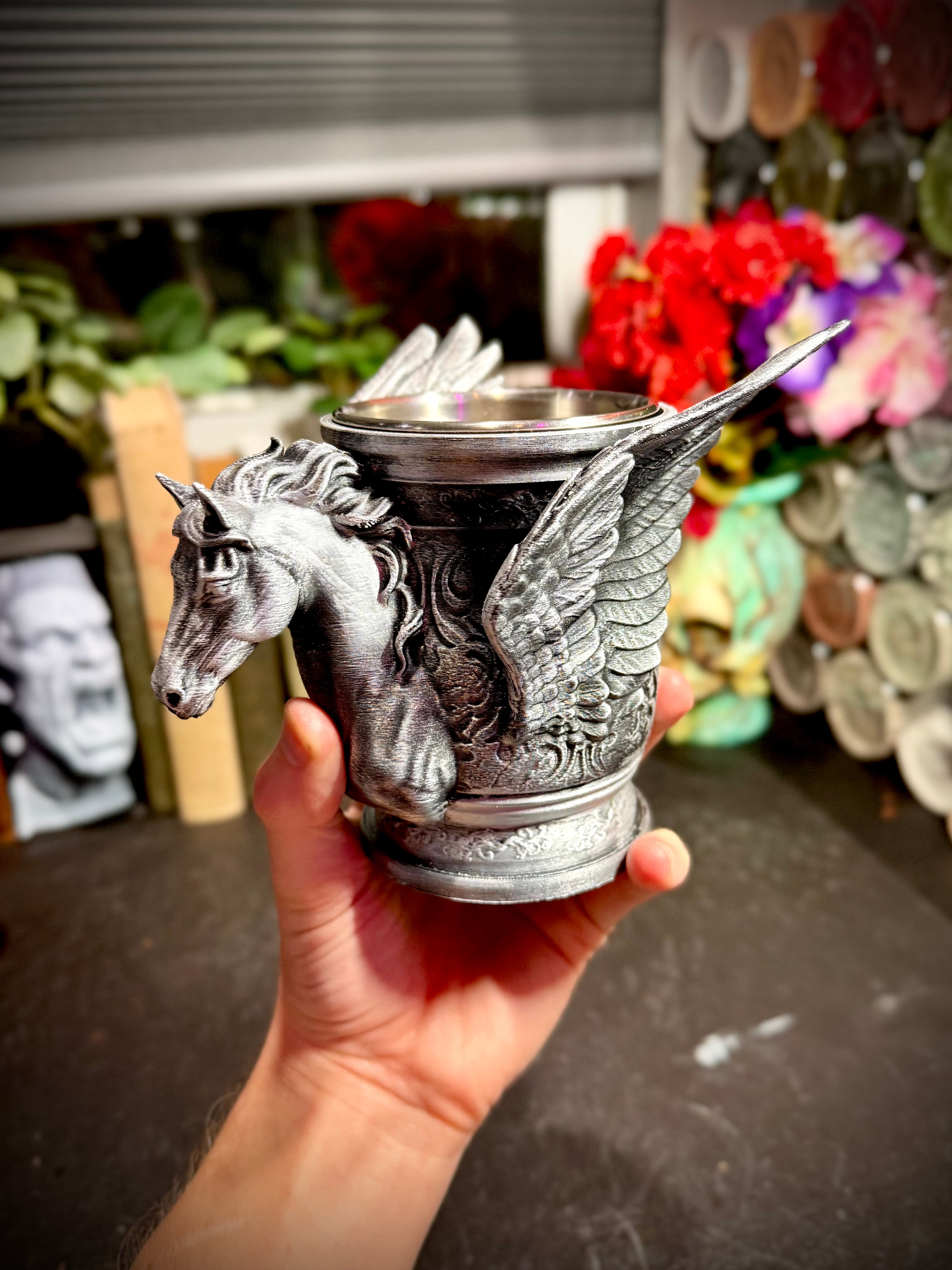 Pegasus cups 3d model