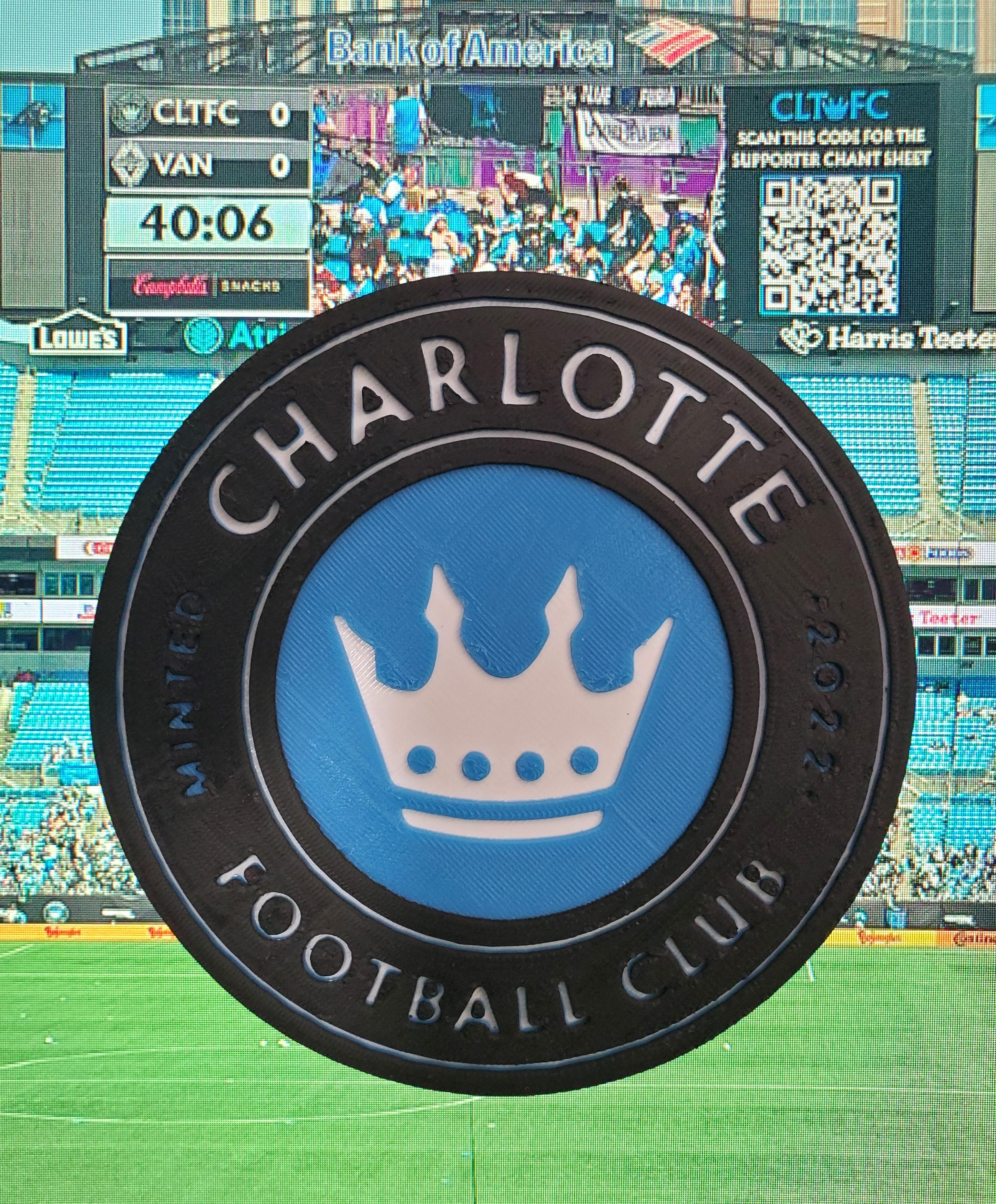 CS Charlotte FC coaster or plaque 3d model