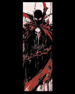 Fan Art Hueforge Designed Bookmarks of the Comic Character Spawn 3d model