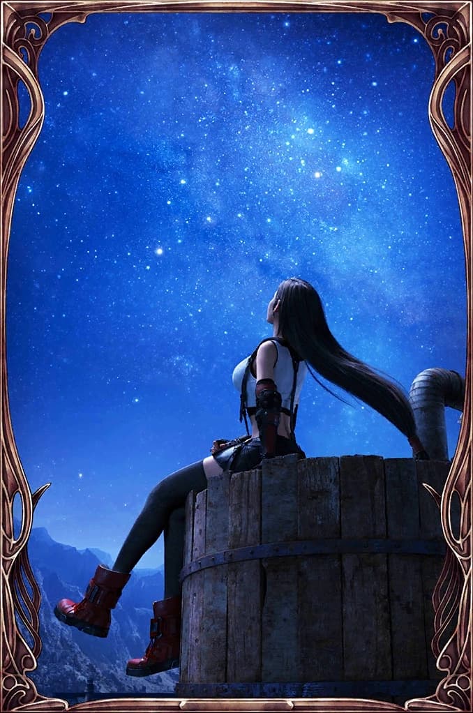 On the Tower Vision Card from FFBE: War of the Visions 3d model