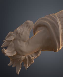 Vincent Duc's Wand - Harry Potter 3d model
