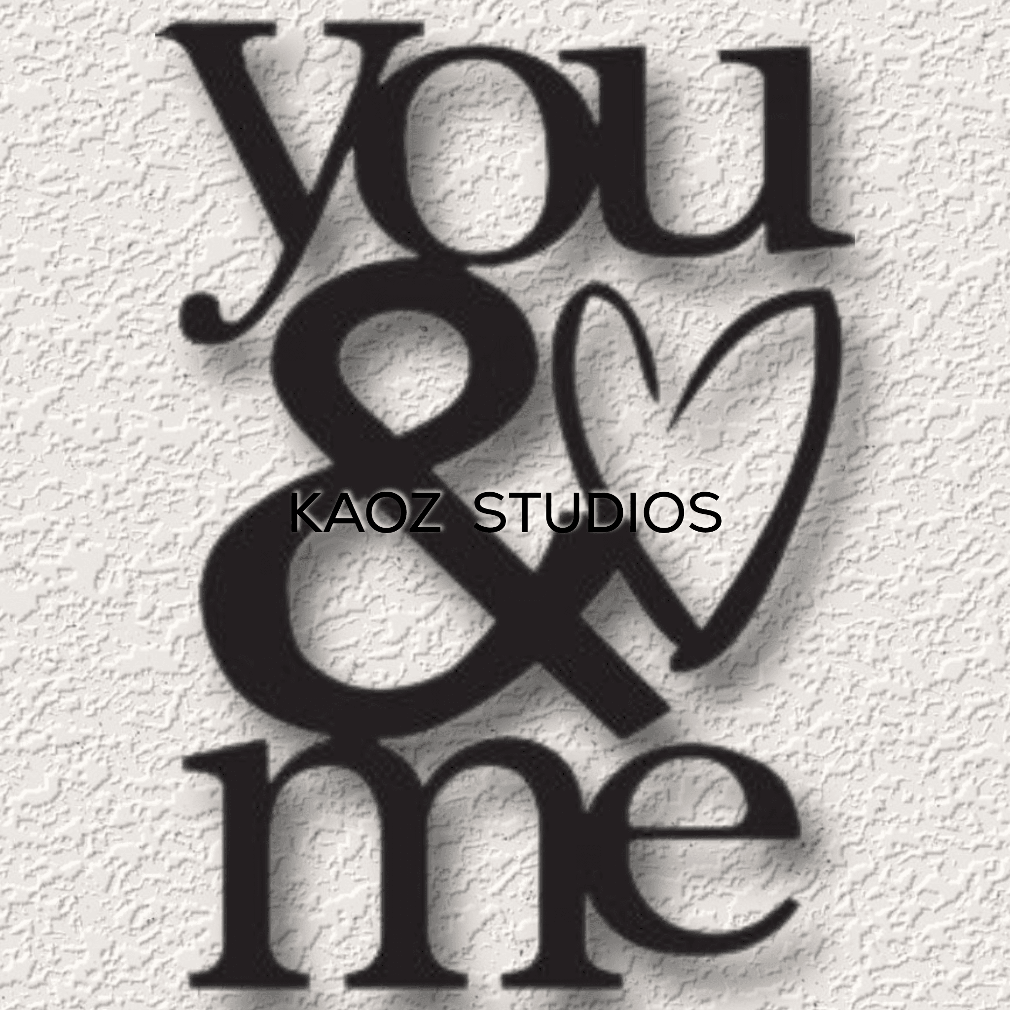 you & me heart wall art valentines day wall decor lovers decoration 3d model