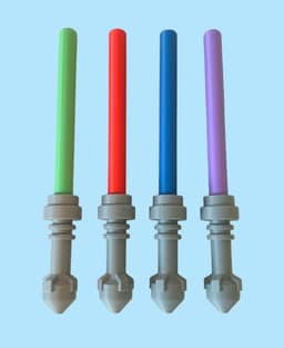 Lego Lightsaber Pen 3d model