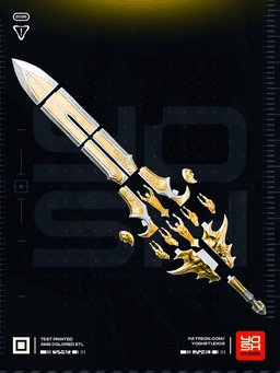 Blade of Olympus 3D Printer STL 3d model