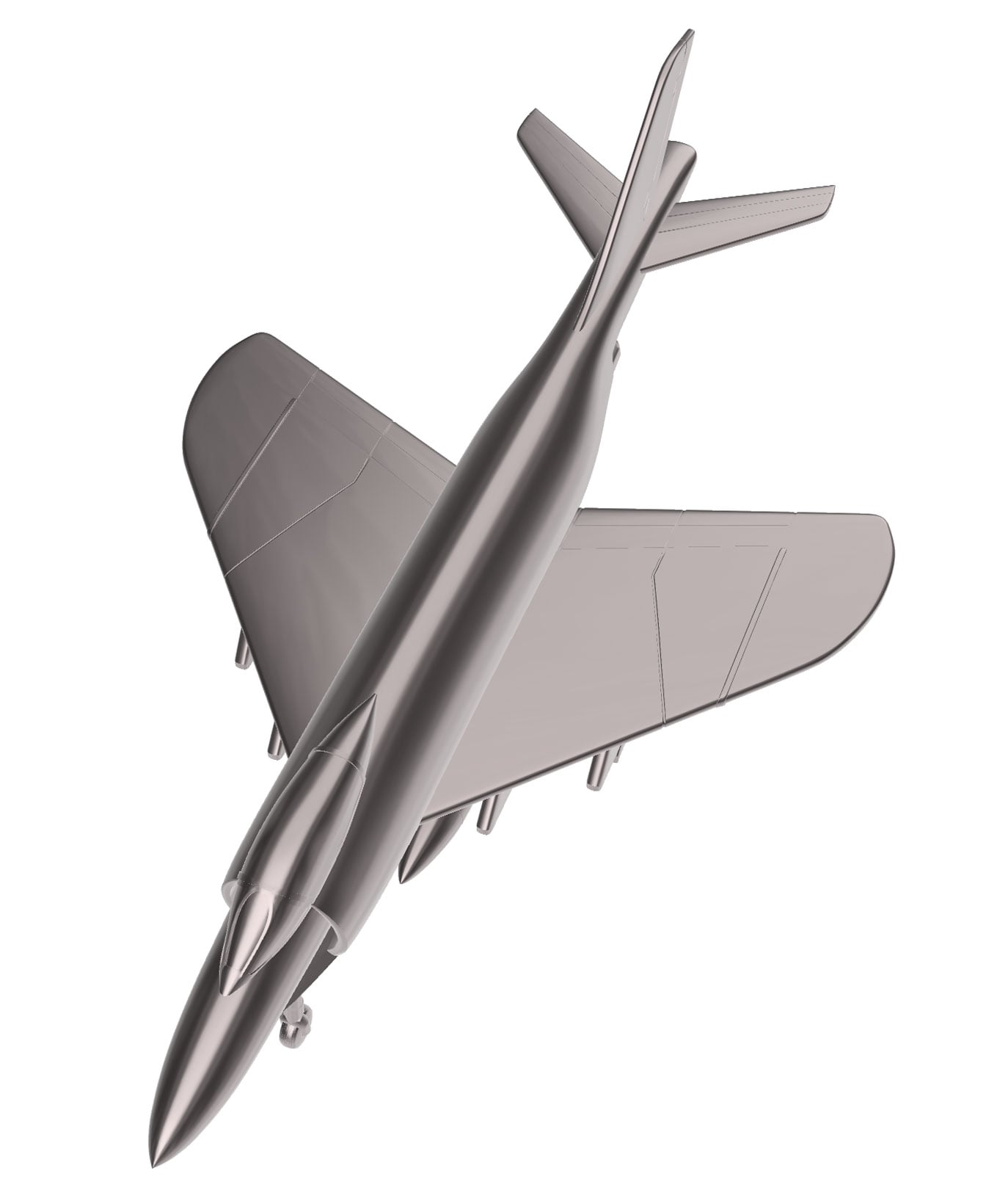 McDonnell F3H Demon 3d model