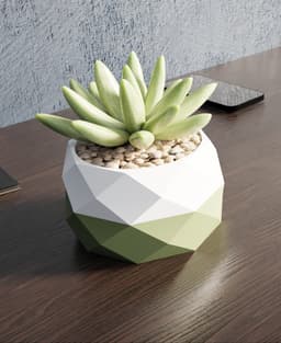 GeoPot – Low Poly Planter 3d model
