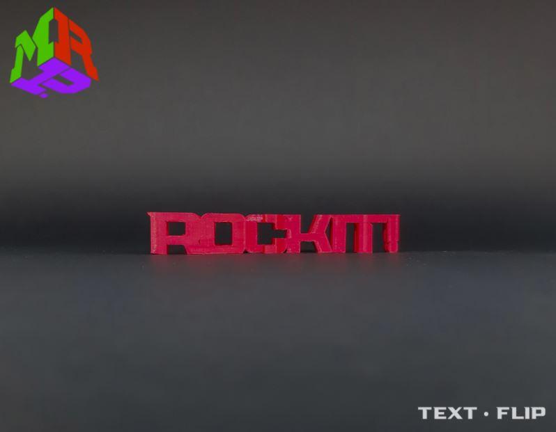 Text Flip - Rock it 2.0.stl 3d model