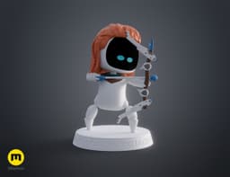 Astro Bot - Aloy Horizon 3d model