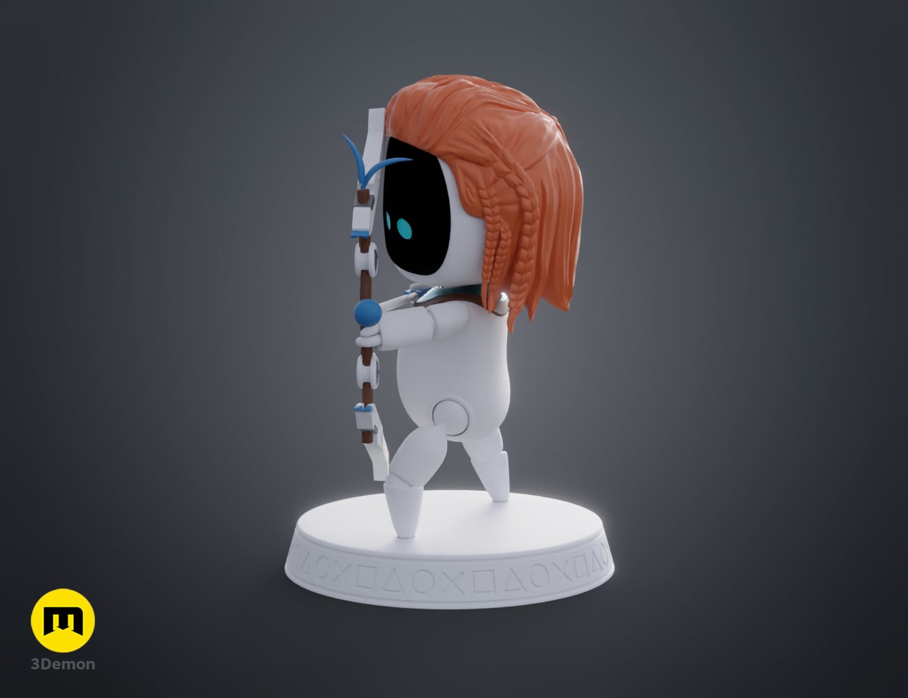 Astro Bot - Aloy Horizon 3d model