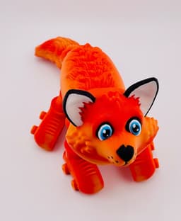 Fox Roller Skate Flexi 3d model