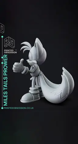 Tails - Sonic The Hedgehog - Fanart 3d model