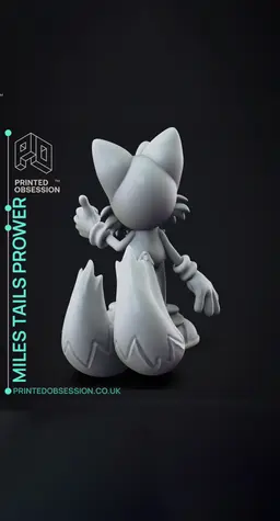 Tails - Sonic The Hedgehog - Fanart 3d model