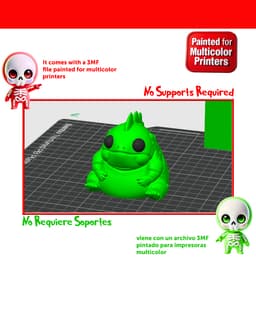Chubby Iguana 3d model