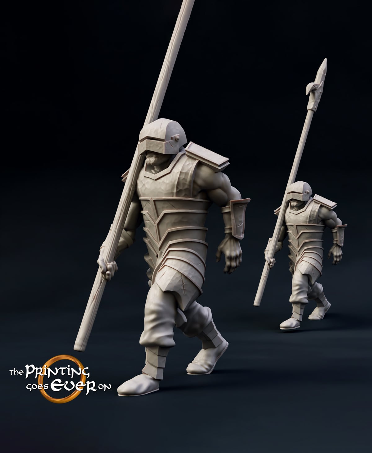 Half Orc Warband 3d model