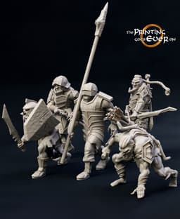 Half Orc Warband 3d model