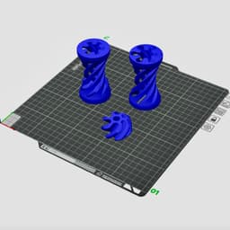 Helix Fidget Screw Flexible Toy Print in Place 3d model