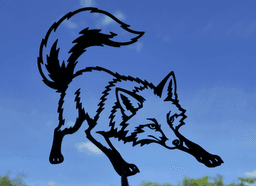 Fox Hunting Chicken 2D Wall Art.stl 3d model