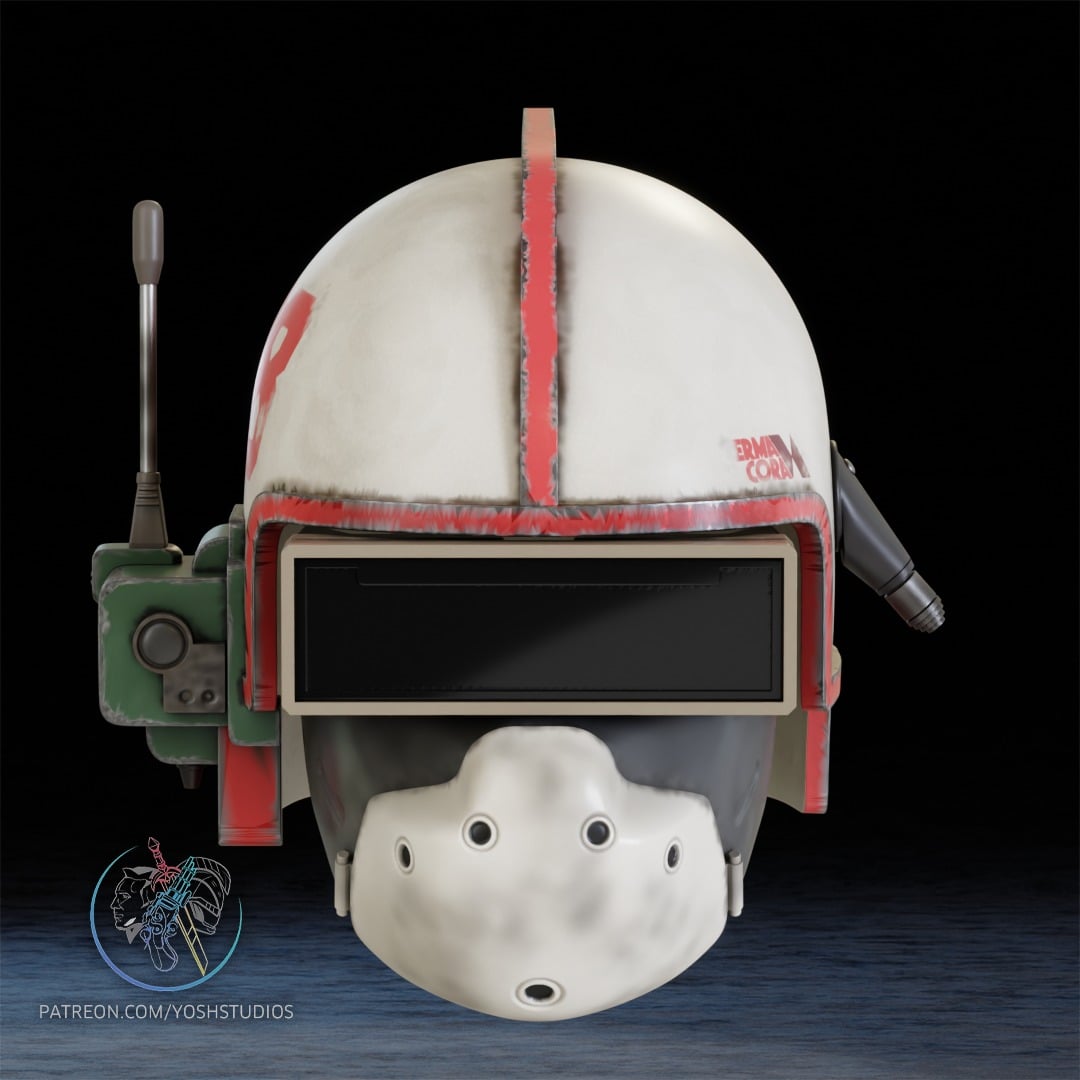 Sforza Arc Raider Helmet 3D Printer STL file 3d model