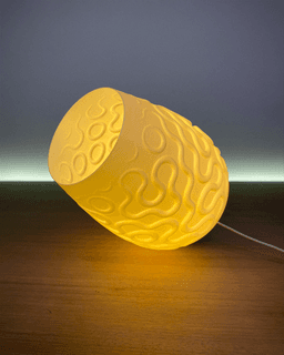 Seamless Table Lamp - Table Lamp for kids’ spaces - Parametric Lamp & 3D Printable Lamp for Home 3d model