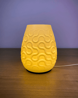 Seamless Table Lamp - Table Lamp for kids’ spaces - Parametric Lamp & 3D Printable Lamp for Home 3d model