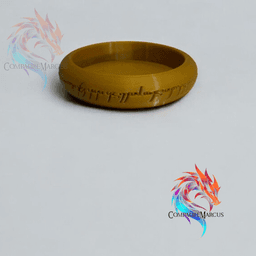 One ring Amiibo display / No supports 3d model