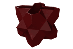 65. Cube 65 Custom Vase Design - Ikebana Home Decoration 3d model