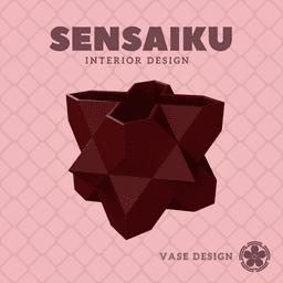 65. Cube 65 Custom Vase Design - Ikebana Home Decoration 3d model