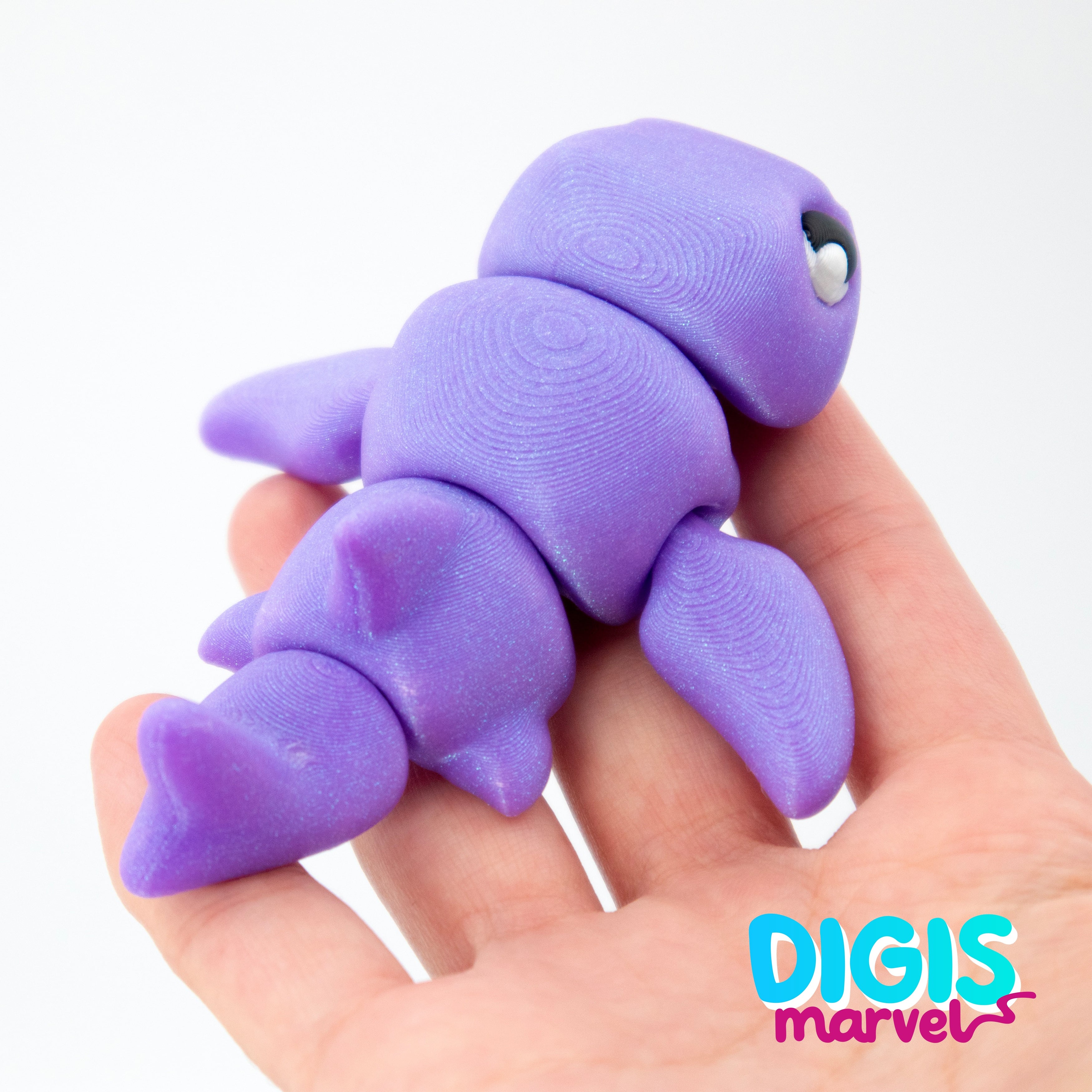 Flexi Tiny Whale Shark + Keychain 3d model