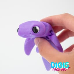Flexi Tiny Whale Shark + Keychain 3d model