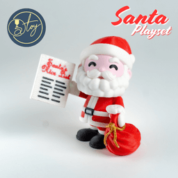 Santa Playset 3d model