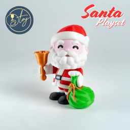 Santa Playset 3d model