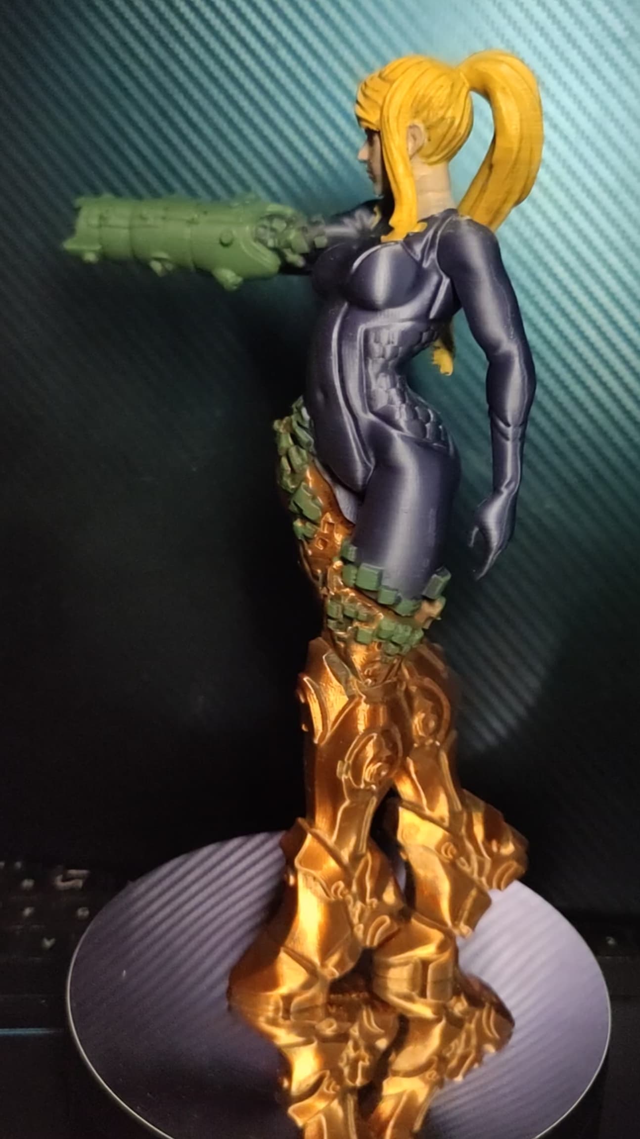 Printed on Flashforge Finder 3.
Legs: eSun copper silk
Body: 3dJake ecopla
Hand painted with Vallejo Acrylic paints