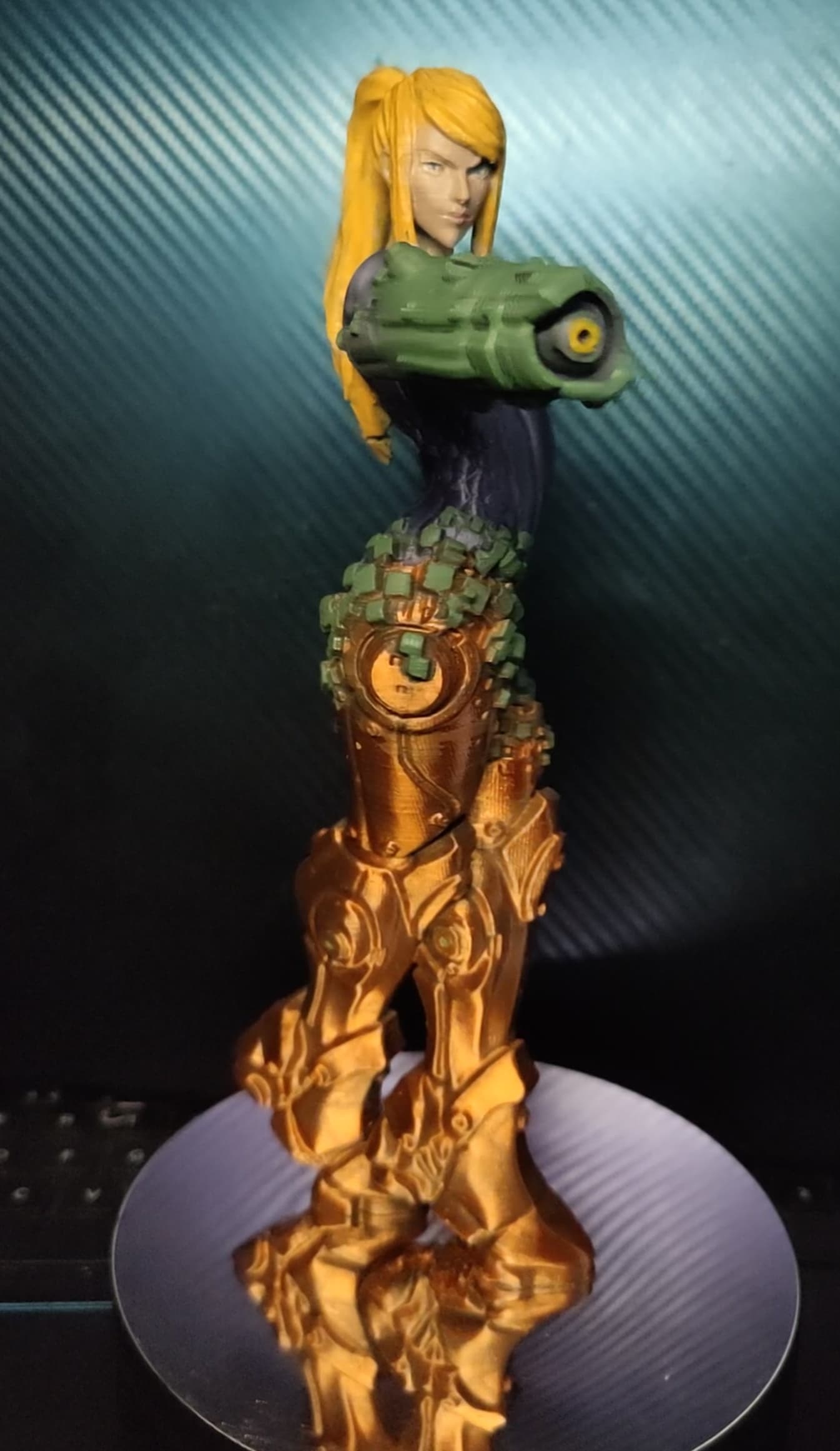 Printed on Flashforge Finder 3.
Legs: eSun copper silk
Body: 3dJake ecopla
Hand painted with Vallejo Acrylic paints