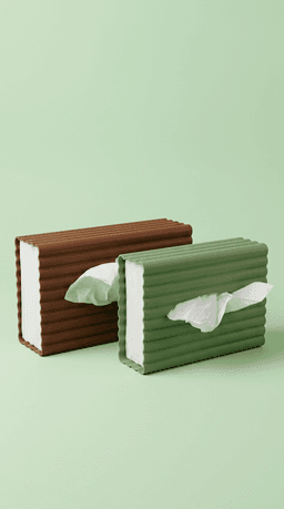 Aura Tissue Box Cover 3d model