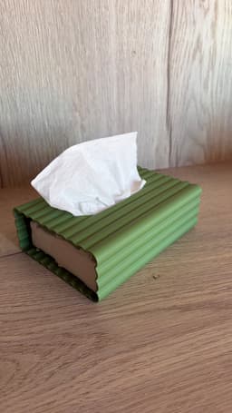 Aura Tissue Box Cover 3d model