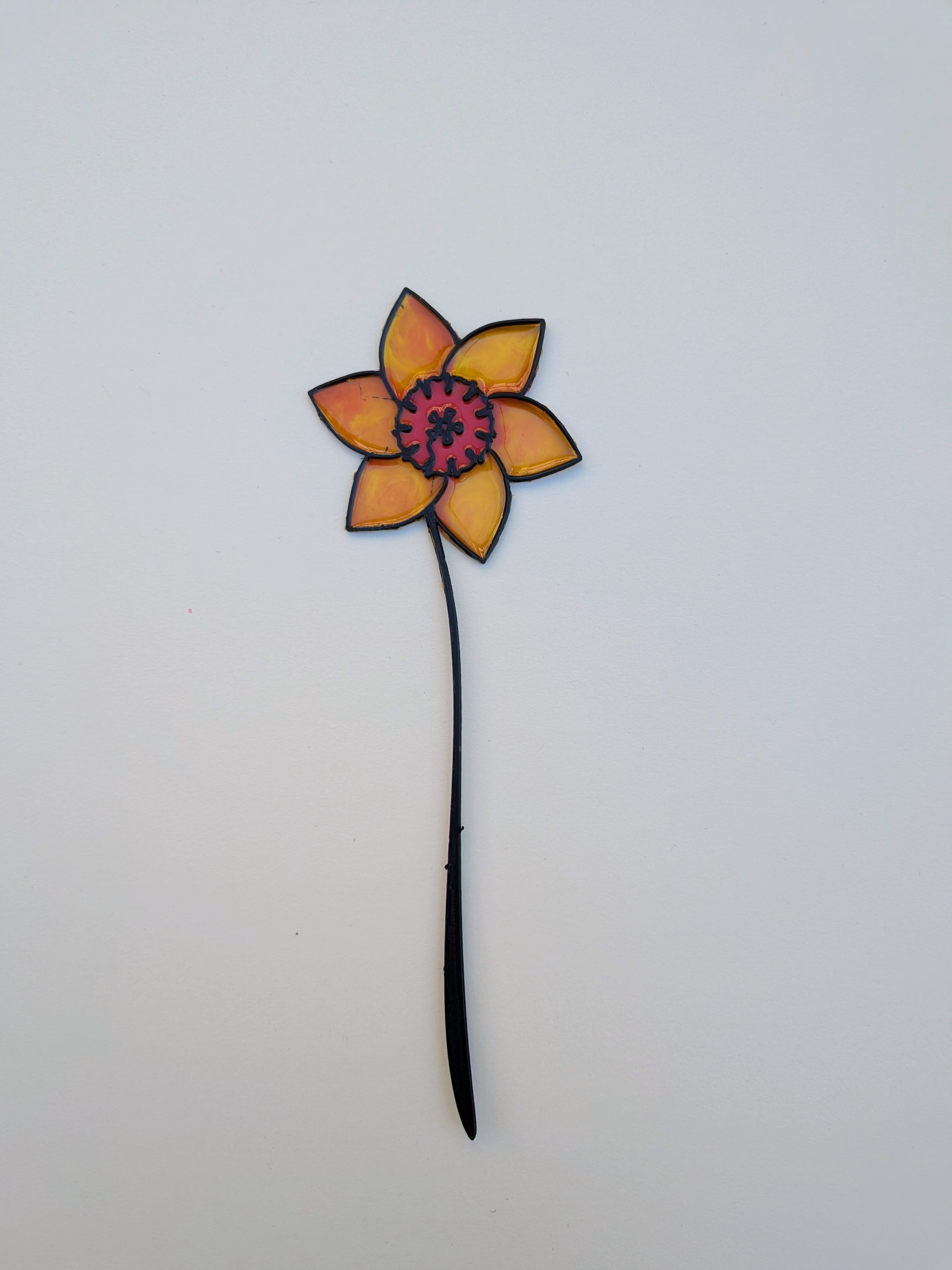 Daffodil Resin Frame 3d model