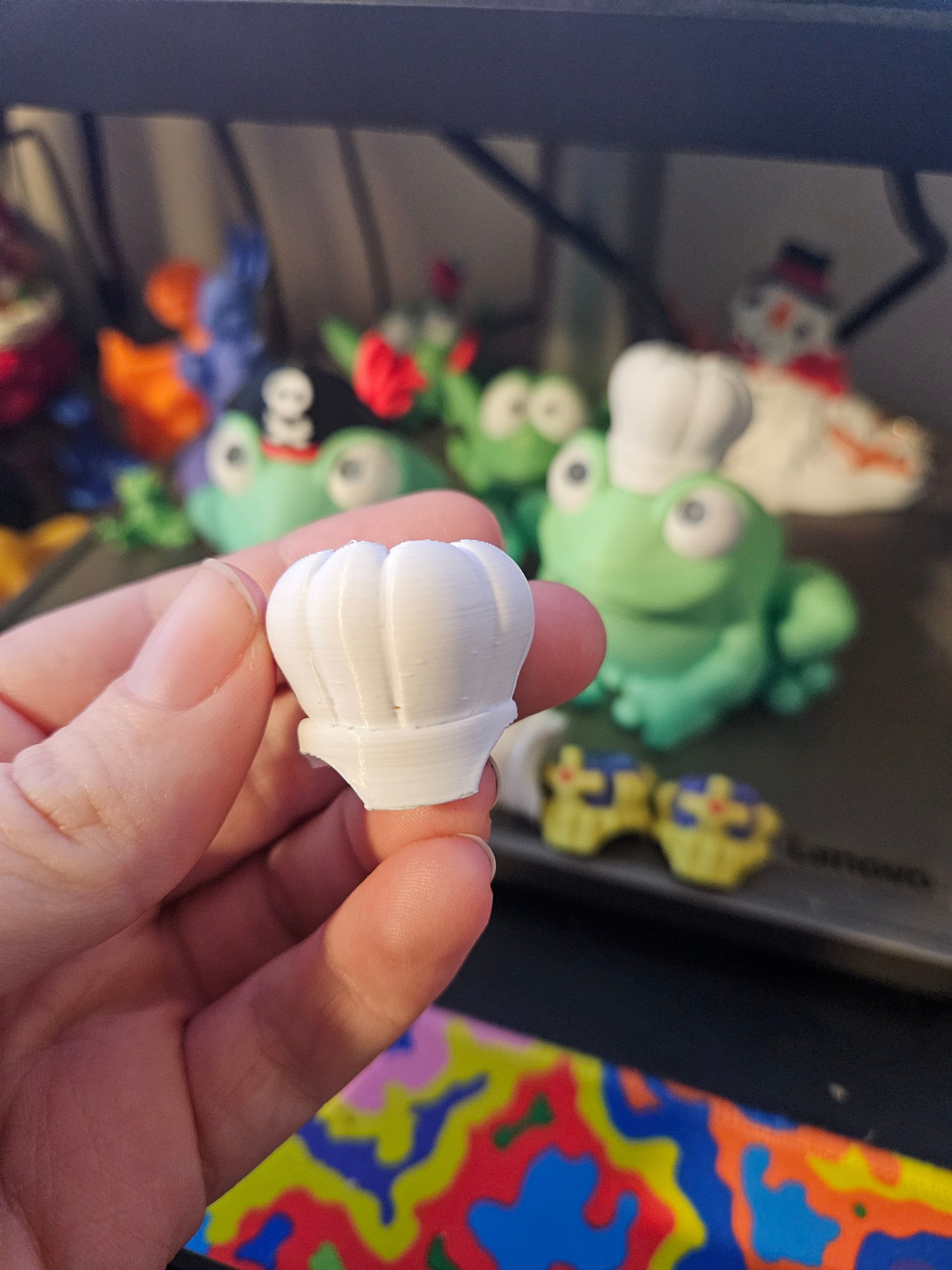 Hat Pack 01 for DeskBuddyFrog magnetic 3d model