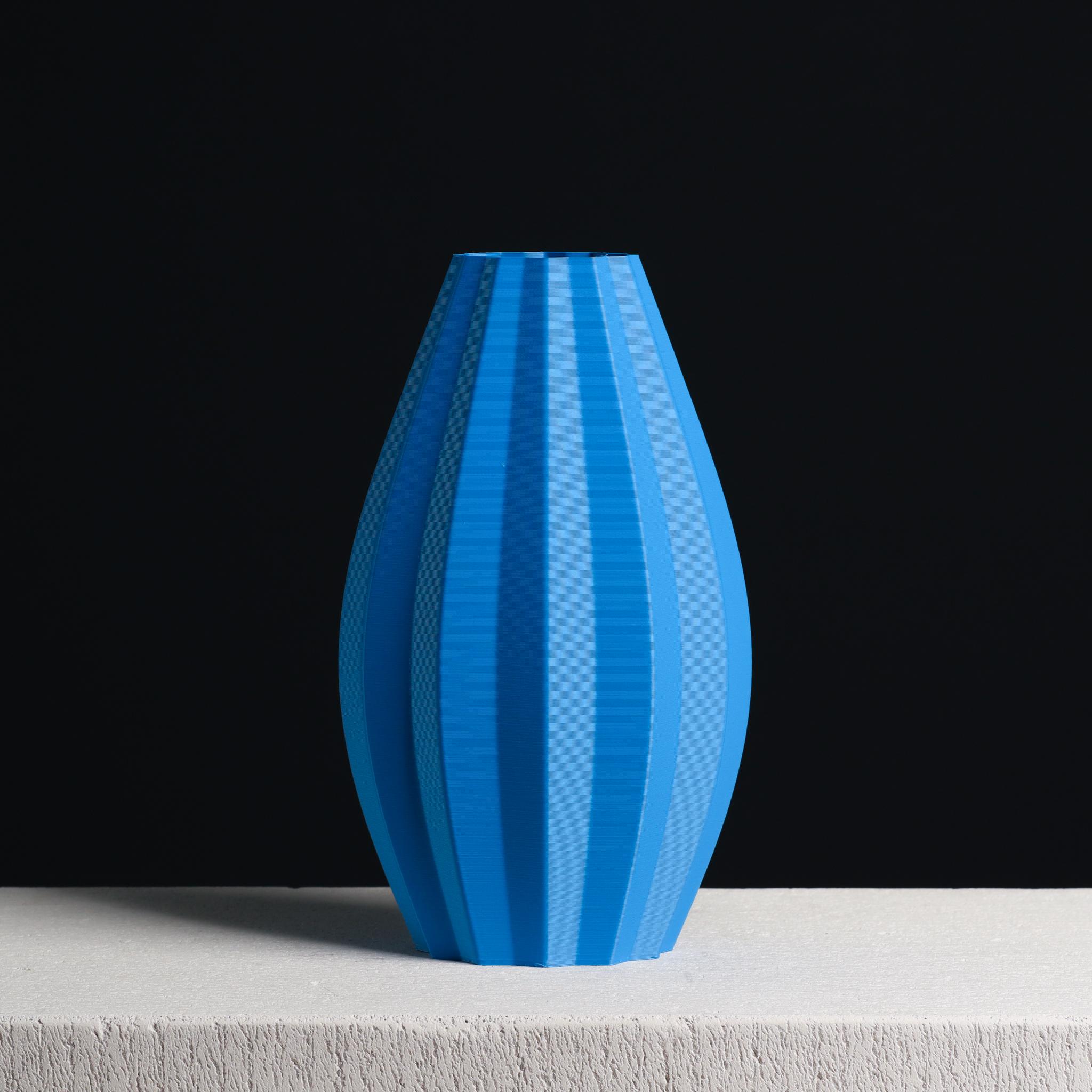  Ellipse Vase with Stripes  3d model