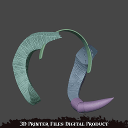 Fantasy Tiefling Molly horns Mighty Nein 3d model