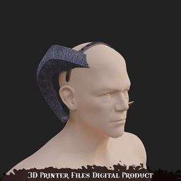 Fantasy Tiefling Molly horns Mighty Nein 3d model