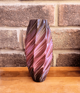 Swirling Leaves Vase 3d model