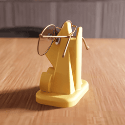Nose and Mustache Eyeglasses Holder Stand 3d model