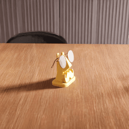 Nose and Mustache Eyeglasses Holder Stand 3d model