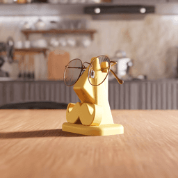 Nose and Mustache Eyeglasses Holder Stand 3d model