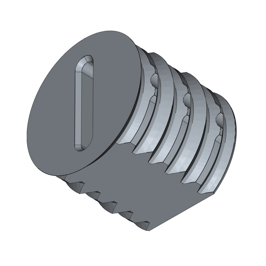D-LOCK_CONNECTOR_L-TRIPLE-FULL FLANGE-THRU-SLOT 3d model